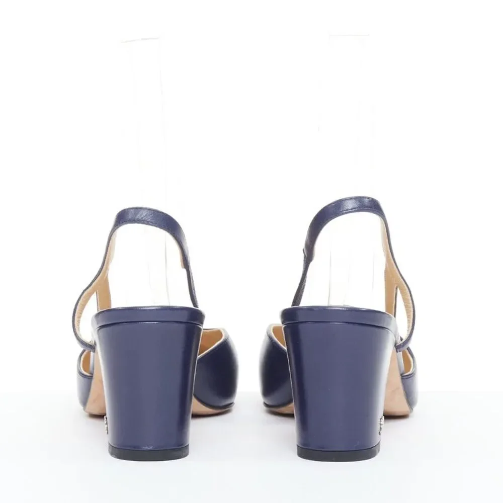 CHANEL navy blue